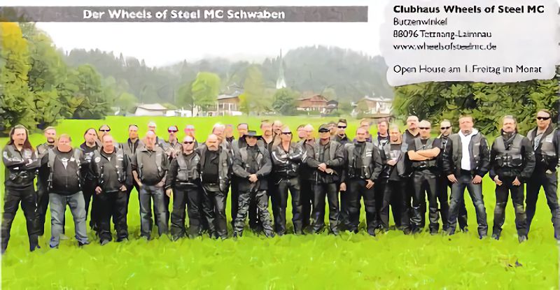 Wheels of Steel MC Schwaben Gruppenbild